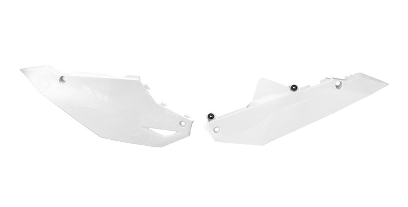 SIDE PANELS KAWASAKI KX 450 2024 WHITE, R-TECH R-FIKXFBN0024
