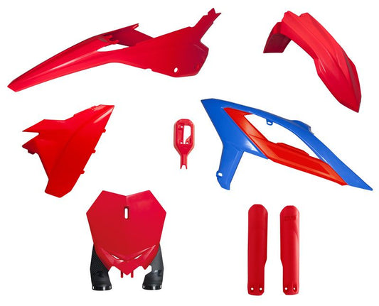 PLASTIC KIT/6 2023-24 BETA RX 300 BETA RED BLUE RTECH R-KITBET-RSB-624