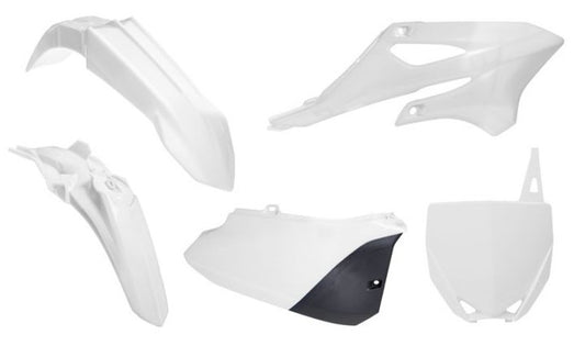 PLASTIC KIT/5 2022-24 YZ85 WHITE, RTECH R-KITYZ0-BN0-085