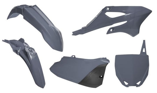 PLASTIC KIT/5 2022-24 YZ85 QUANTUM GREY, RTECH R-KITYZ0-GR0-085