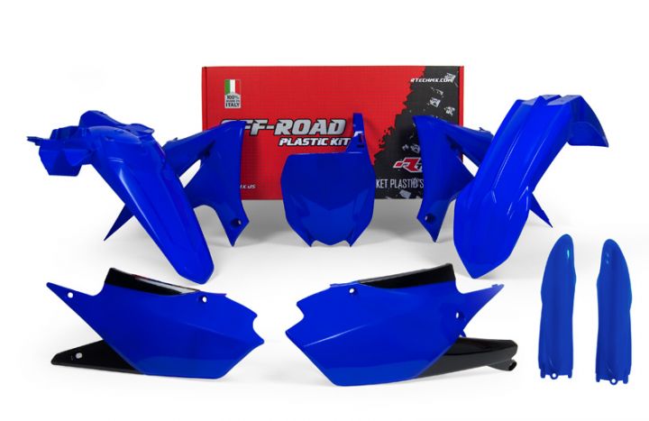 PLASTIC KIT/6 18-22 YZ450F, YZ250F 2019-23, RTECH R-KITYZF-BL0-618