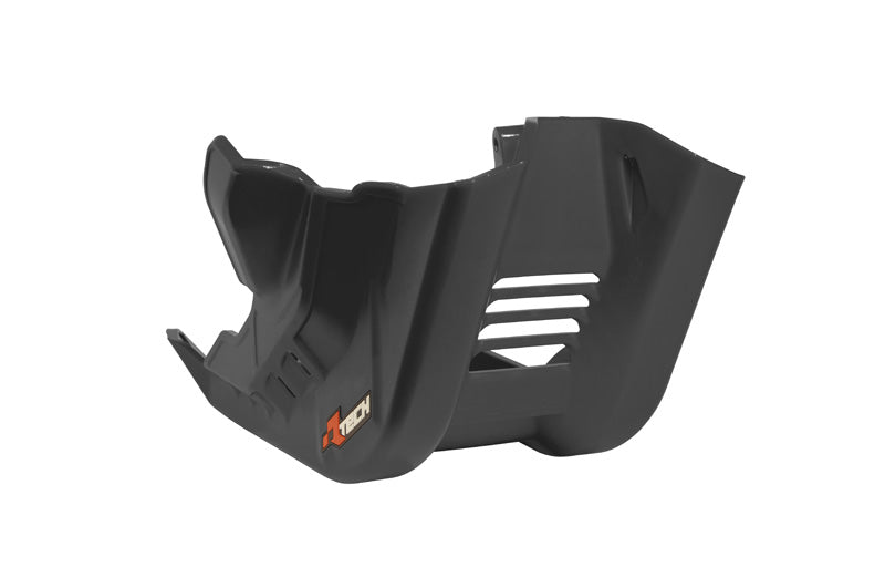 PLASTIC SKID PLATE BLACK, KTM 250/350/450 SX-F 2023-24, RTECH R-PMKTMNR4523, PLASTIC ENGINE COVER