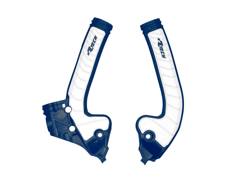 GRIPPY FRAME GUARD KTM SX 85 2018-24, HUSKY TC 85 2018-24, GASGAS MC 85 2021-24, BLUE/WHITE, R-TECH R-PRTKTMBLBN5