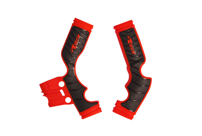 GRIPPY FRAME GUARD KTM SX 65 2016-24, HUSKY TC65 2017-24, GASGAS MC 65 2021-24, RED/BLACK, R-TECH R-PRTKTMRGNR4