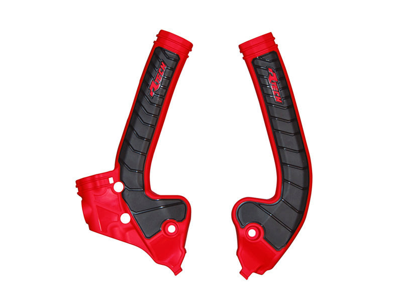 GRIPPY FRAME GUARD KTM SX 85 2018-24, HUSKY TC 85 2018-24, GASGAS MC 85 2021-24, RED/BLACK, R-TECH R-PRTKTMRGNR5