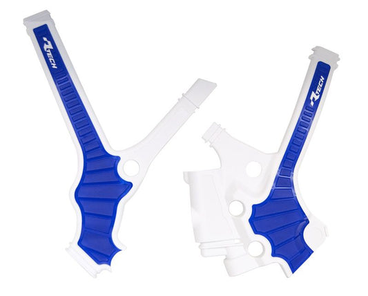 GRIPPY FRAME GUARD 2022-24 YZ85 WHITE/BLUE, R-TECH R-PRTYZ0BNBL3