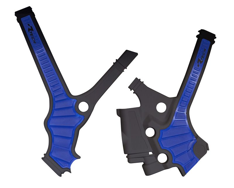 GRIPPY FRAME GUARD 2022-24 YZ85 BLACK/BLUE, R-TECH R-PRTYZ0NRBL3