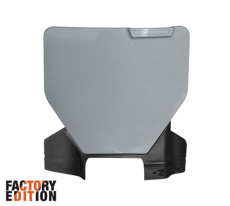 FACTORY FRONT PLATE 2023 HUSKY TC/FC, QUANTUM GREY/BLACK, RTECH R-TBHSQGRNR93