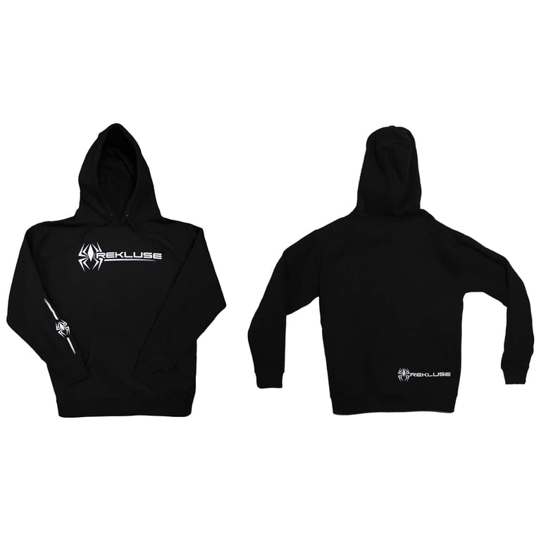 HOODED PULLOVER BLACK HEAVYWEIGHT M REKLUSE RMS-960-M