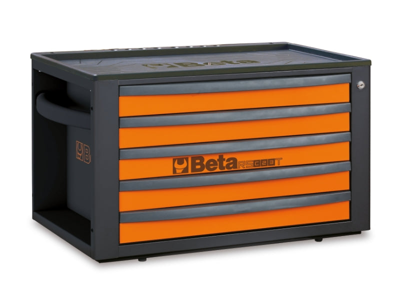 Portable Tool Chest with 5 Drawers and Centralized Lock - Beta Tools RSC23T-O
