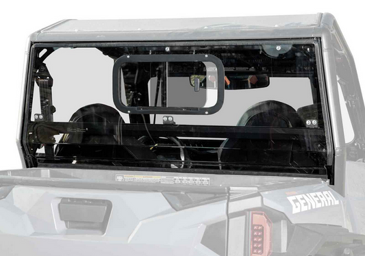 REAR WINDSCREEN POLYCARBONATE POLARIS GENERAL 1000 UTV, WINDSHIELD