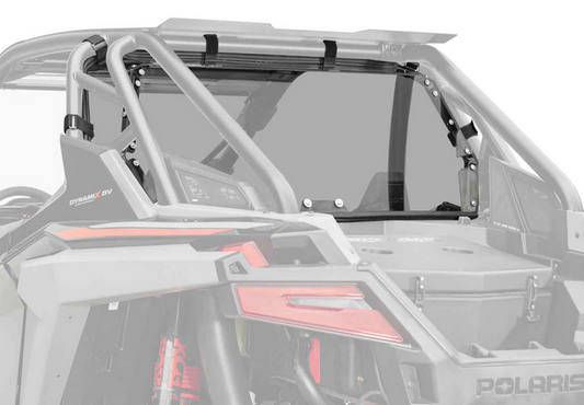 REAR WINDSCREEN POLYCARBONATE POLARIS RZR TURBO R UTV, WINDSHIELD