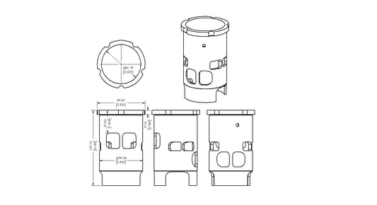 Vintco Cylinder Sleeve 82mm for (1973-1980) Maico 440
