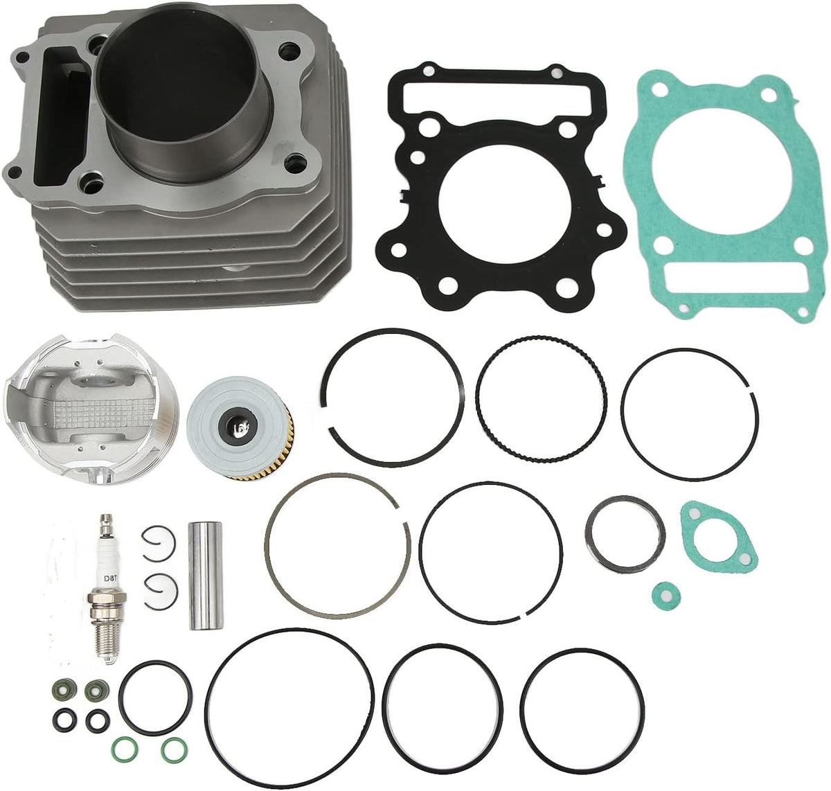 CYLINDER TOP END REBUILD KIT 74.00mm 88-00 HONDA TRX300 FOURTRAX FW 4X4 2X4 12100-HA0-770