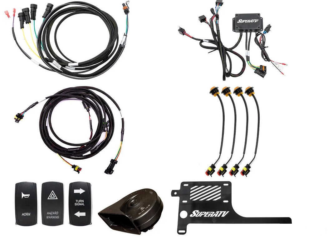 PLUG & PLAY DELUXE TURN SIGNAL KIT POLARIS RZR XP TURBO