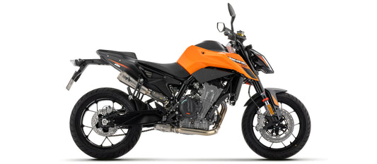 Arrow Titanium Pro-Race silencer KTM 790 Duke 2025–2026 77511PR manufacturer installation view
