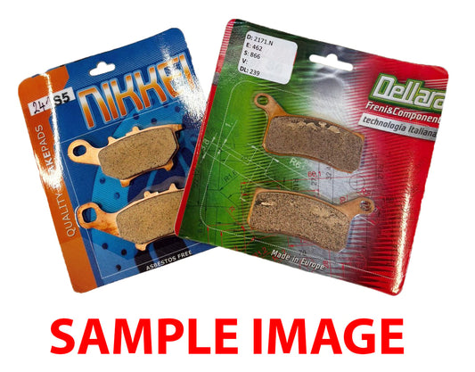 BRAKE PADS SINTERED METAL HS, DELTA MX-N HIGH FRICTION, MADE BY DELTA DB2162.OR-N - CLEARANCE