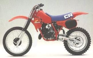 1983 Honda CR 125 Plastic Kit Flash Red