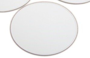 Universal Vintage MX Oval Number Plate Injection Molded High Gloss Single