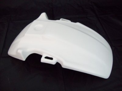 1986/1987 Honda TR 200 Fat Cat Front Fender White