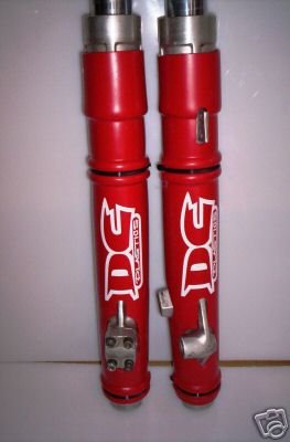 1982 Honda CR 250/480 Fork Guards - Grey