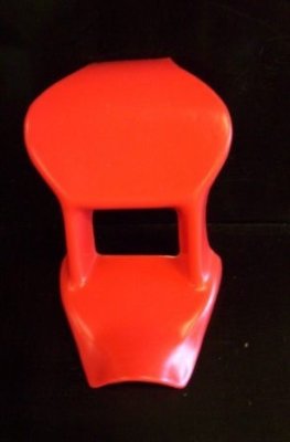 Honda Mugen ME 125 Front Number Plate - Flash Red