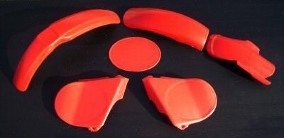 1976-1978 Honda CR 125 Plastic Kit Red