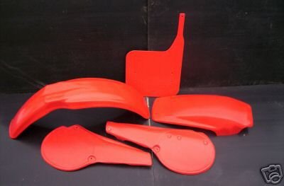 1981 Honda CR 450 Plastic Kit Red