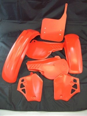 1983 Honda CR 250 Plastic Kit Flash Red
