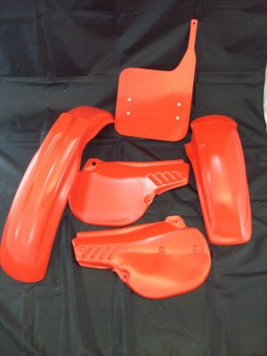 1983 Honda CR 480 Plastic Kit Flash Red