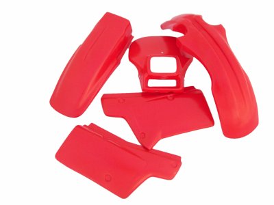 1983/1984 Honda XR 350R Plastic Kit Flash Red