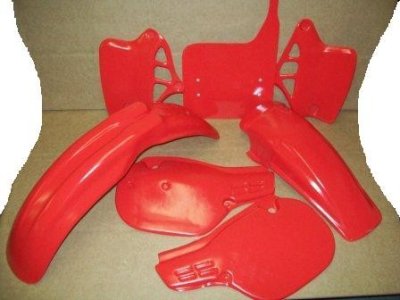 1984 Honda CR 250 Plastic Kit Flash Red