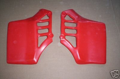 1982 Honda CR 125 Radiator Shrouds Red