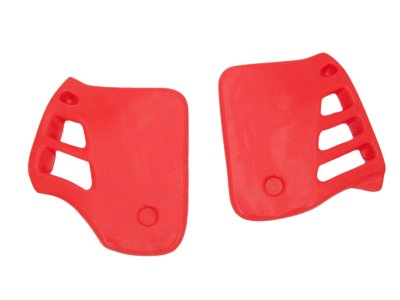 1985 1986 1987 Honda CR 125 Radiator Shrouds Flash Red