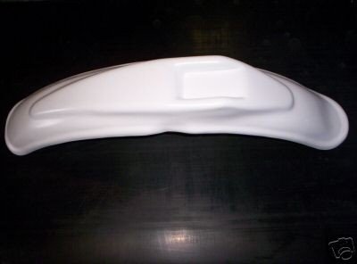 1968-1974 Husqvarna CR, WR 250 400 450 Front Fender White