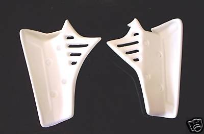 1984 Husqvarna WR 400 Radiator Shrouds White