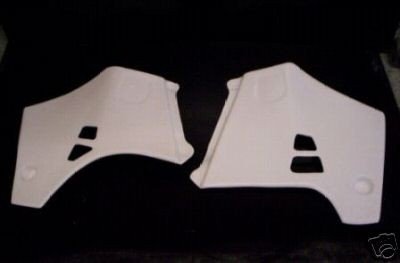 1987 1988 Husqvarna WR XC CR 125 240 250 430 Radiator Shrouds 15-13-805-01 / 15-13-804-01 10 Liter Tank