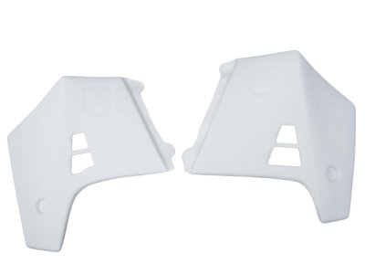 1987-1989 Husqvarna TX TC TE 510 Radiator Shrouds White