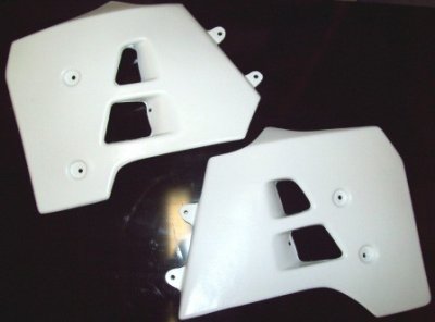 1991-1994 Husqvarna CR WMX WXC WXE 125 250 360 Radiator Shrouds