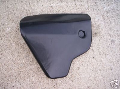 1979 1980 Husqvarna 125 250 390 OR CR WR Left Side Cover Panel Black