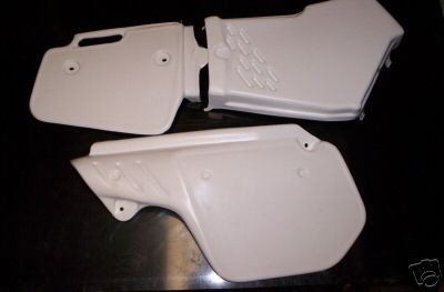 1985/1986 Husqvarna CR XC Side Panels White