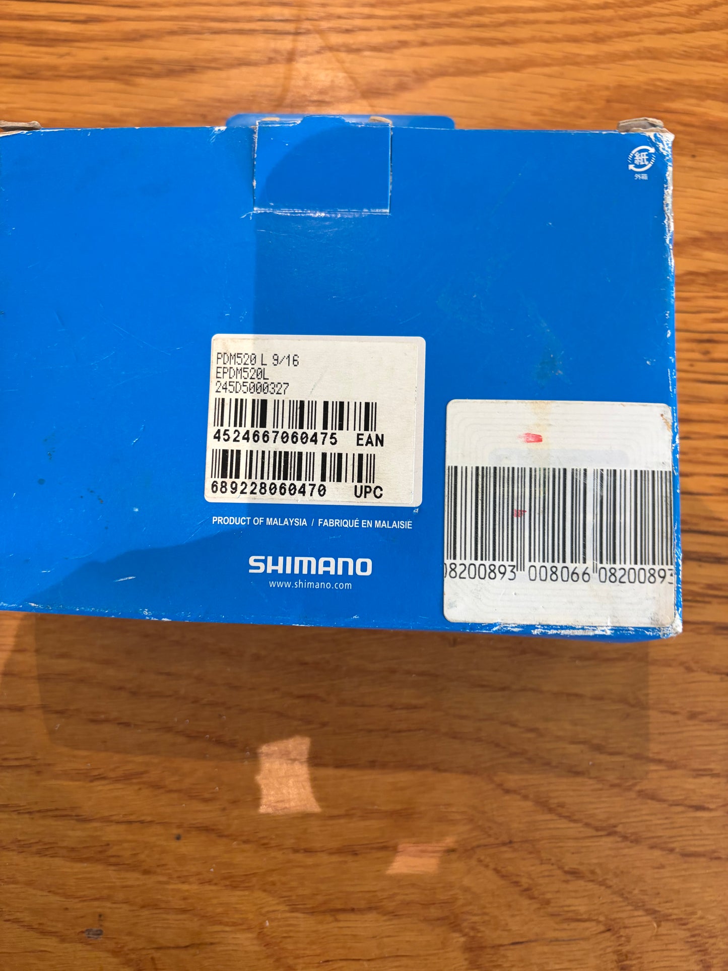 Shimano PD M520 SPD Clipless MTB Pedals + Cleats - Black