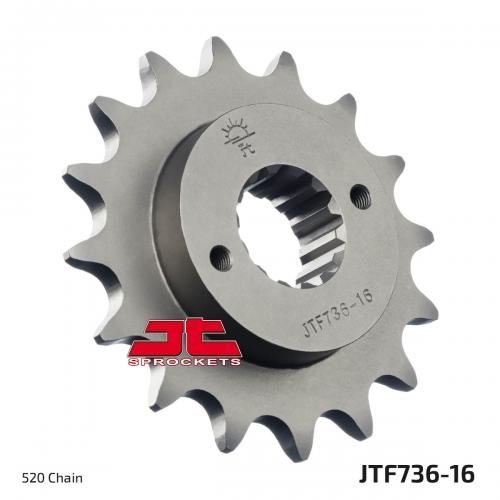 JT SPROCKETS FRONT STEEL 16T, 520 JTF073616
