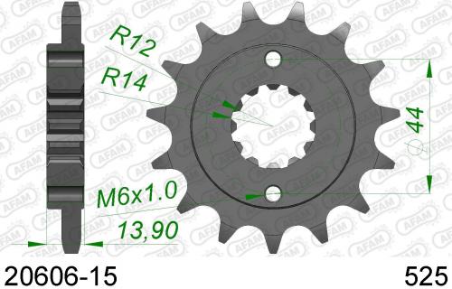 AFAM FRONT 15T, 525 AF12060615
