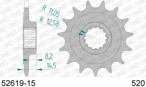 AFAM FRONT 15T, 520 AF15261915