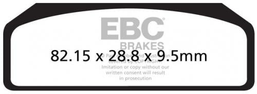 EBC GPFAX611HH EBC RACE USE ONLY DISC PADS