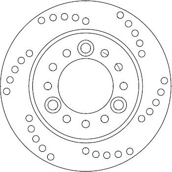 FERODO FMD0034R FIXED BRAKE DISC