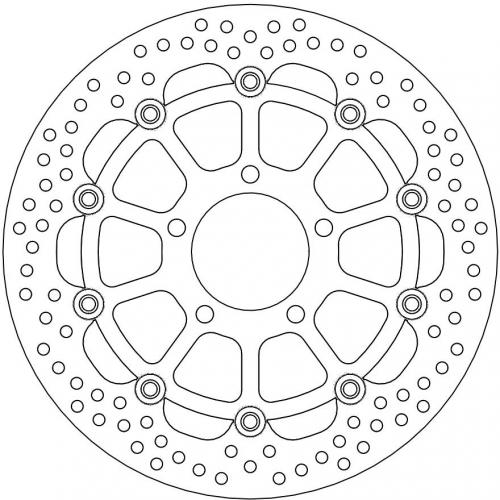 MOTO MASTER 112134, HALO FLOATING ALU DISC 290