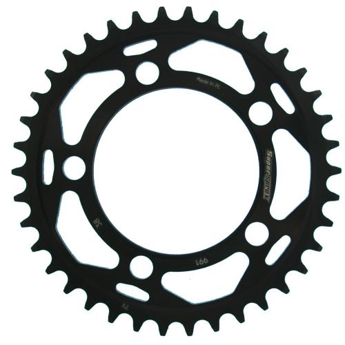 SUPERSPROX SUPERSPROX REAR STEEL 38T, BLACK, 525 SU499138B