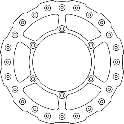 FERODO FMD0028MXR FIXED BRAKE DISC
